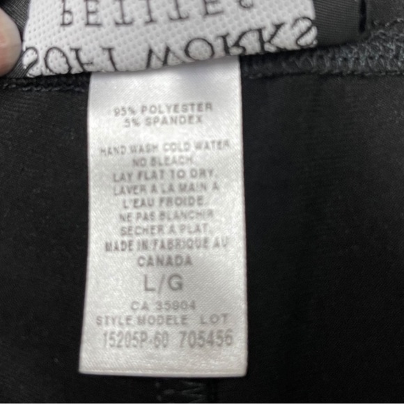 232 - NEW PETITE SOFTWORKS BLACK PULL ON PANTS STYLE 15205P - Picture 11 of 12